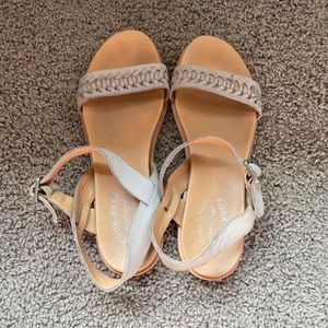 Kork Ease Yucca Braid Sandal Grey, Sz 10